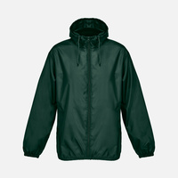 Ветровка унисекс Shield, темно-зеленая