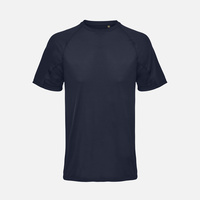 Футболка спортивная унисекс Vortex, темно-синяя