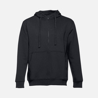 Толстовка мужская на молнии с капюшоном Amsterdam, черная