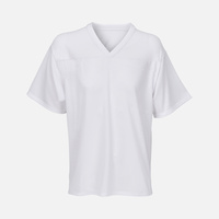 Футболка унисекс Nino с V-образным вырезом, белая