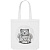 Холщовая сумка Bear, молочно-белая - миниатюра - рис 3.