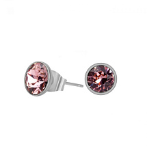Пусеты Light Rose Fiore Luna SWE298 LR S