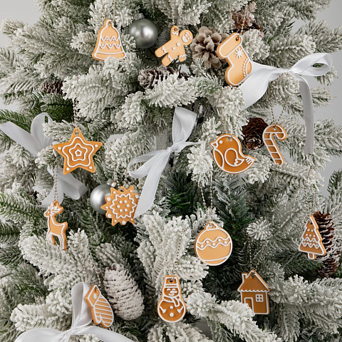 Мини-подвеска «Пряник», домик - рис 5.