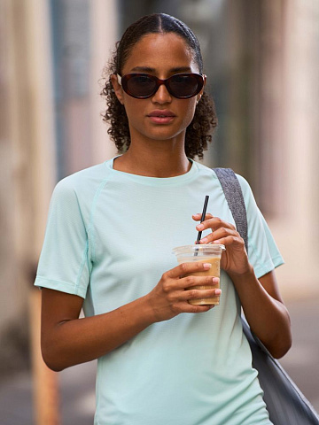 Футболка спортивная женская Vortex Women, темный хаки - рис 7.