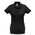 Рубашка поло женская ID.001 черная - миниатюра - рис 2.