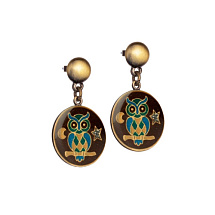 Серьги Совы Clara Bijoux A35535-25 BR