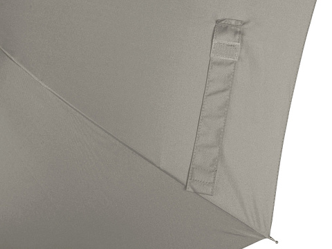 Зонт-трость Reviver с куполом из переработанного пластика, бежевый - рис 7.