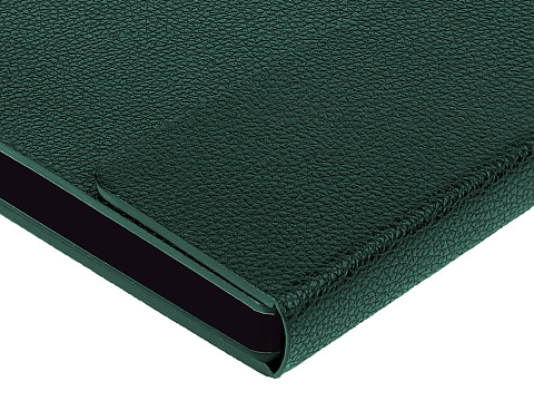 Ежедневник недатированный с магнитным клапаном А5 Venezia, зеленый - рис 3.