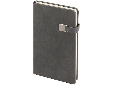 Ежедневник недатированный А5 Premier, серый - рис 3.