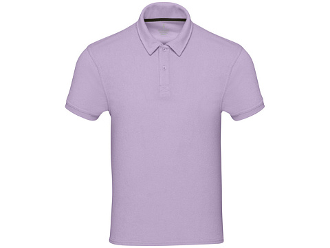 Рубашка поло унисекс Akoya из переработанного махрового материала - Lilac - рис 6.