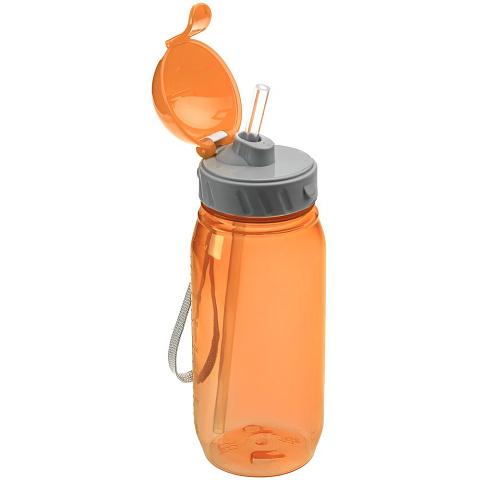 Бутылка для воды Aquarius, оранжевая - рис 2.