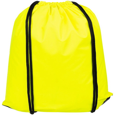 Рюкзак-мешок Manifest Color из светоотражающей ткани, желтый неон - рис 4.