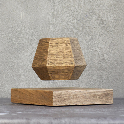 Парящий горшок Leplant Wood тёмный (для растений) - рис 2.