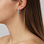 Серьги KOLOS SS CRYSTAL Dyrberg Kern 480024 - миниатюра - рис 2.