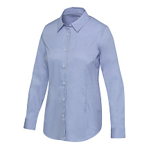 Citrine женская рубашка из твила - Голубой