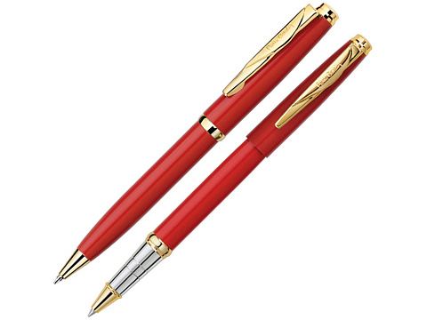 Набор Pierre Cardin PEN&PEN: ручка шариковая + роллер. Цвет - синий. Упаковка Е.