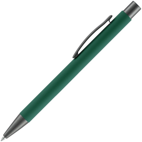 Ручка шариковая Atento Soft Touch, зеленая - рис 3.