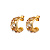 Серьги ASTOR SG GOLDEN Dyrberg Kern 480019 - миниатюра