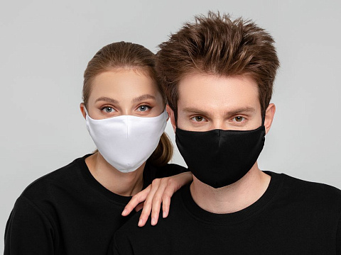 Маска для лица, белая - рис 7.