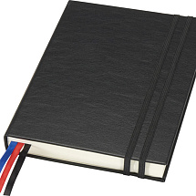 Блокнот Alder формата A5 в твердой обложке, черный