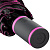 Зонт складной AOC Mini с цветными спицами, розовый - миниатюра - рис 7.