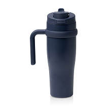 Термокружка KALAM/КАЛАМ с двойными стенками, синий нейви