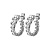 Серьги KOLOS SS CRYSTAL Dyrberg Kern 480024 - миниатюра