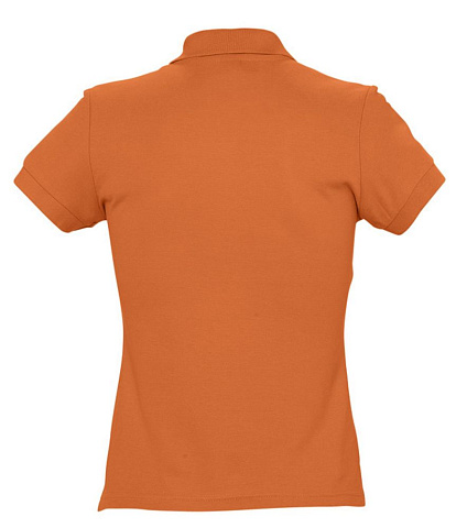 Рубашка поло женская Passion 170, оранжевая - рис 3.