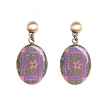 Серьги Незабудки Clara Bijoux A75777-7 V