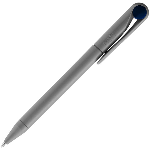 Ручка шариковая Prodir DS1 TMM Dot, серая с синим - рис 4.