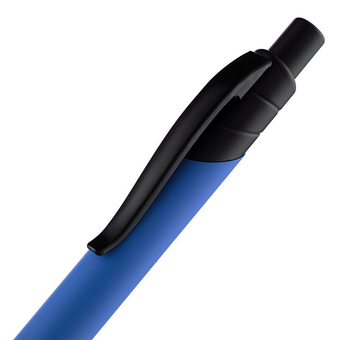 Ручка шариковая Undertone Black Soft Touch, ярко-синяя - рис 6.