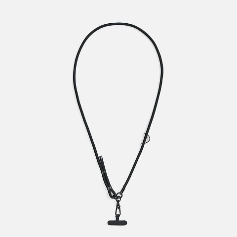 Шнурок для телефона OmniHold, черный - рис 2.