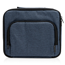 Сумка-холодильник из переработанного полиэстера Сотэк (SOTEK), меланжевый синий