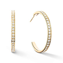 Серьги Crystal-Gold Coeur de Lion *0128/21-1816