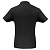 Рубашка поло ID.001 черная - миниатюра - рис 3.
