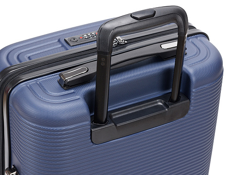 Чемодан TORBER Onego, синий, ABS-пластик, 59,5 х 39,5 х 24 см, 46 л - рис 6.
