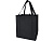 Liberty эко-сумка с прочным днищем объемом 6 л из нетканого материала, переработанного по стандарту GRS, сплошной черный - миниатюра