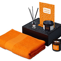 Подарочный набор Re:y. Care с полотенцем, солью для ванны и диффузором