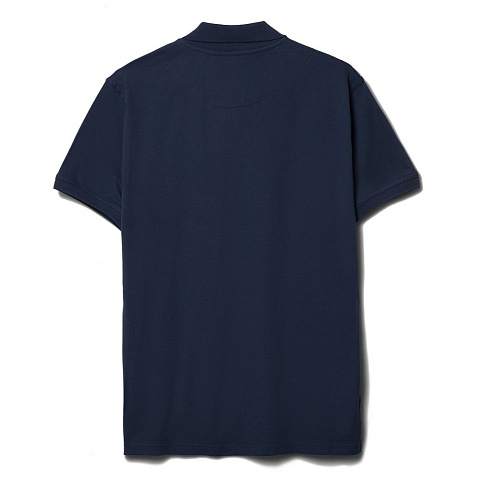 Рубашка поло мужская Virma Stretch, темно-синяя (navy) - рис 3.