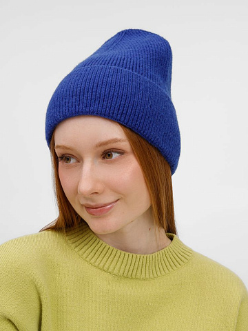 Шапка Color Boom, синяя - рис 4.