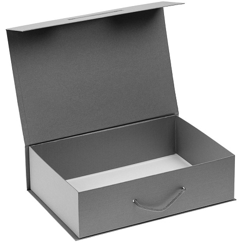 Коробка Case, подарочная, серебристая - рис 3.