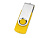 Флеш-карта USB 2.0 8 Gb Квебек, желтый - миниатюра