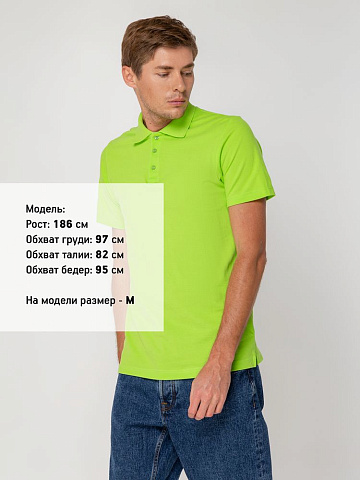 Рубашка поло Virma Light, зеленое яблоко - рис 6.