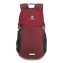 Туристический рюкзак TORBER КЕМПИНГ, бордовый, полиэстер, 26 х 48 х 12 см