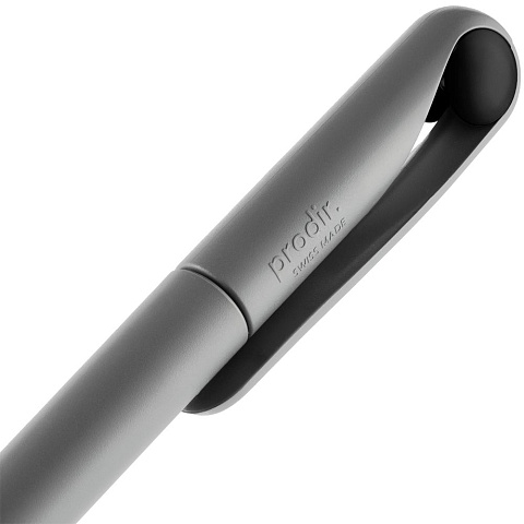 Ручка шариковая Prodir DS1 TMM Dot, серая с черным - рис 7.