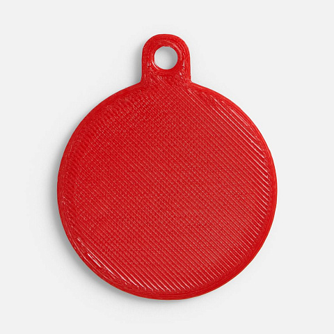 Подвеска Round, 3D-печать, красная