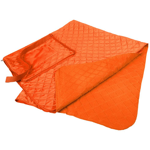 Плед для пикника Soft & Dry, темно-оранжевый - рис 3.
