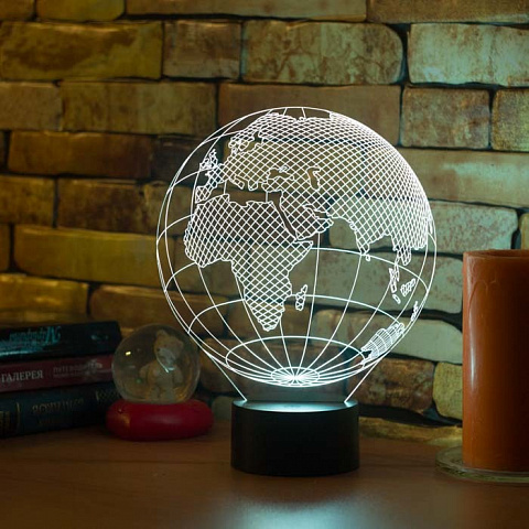 3D светильник Глобус - рис 7.