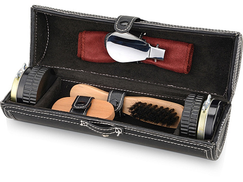 Набор для чистки обуви Сапфир, черный (Р) - рис 2.