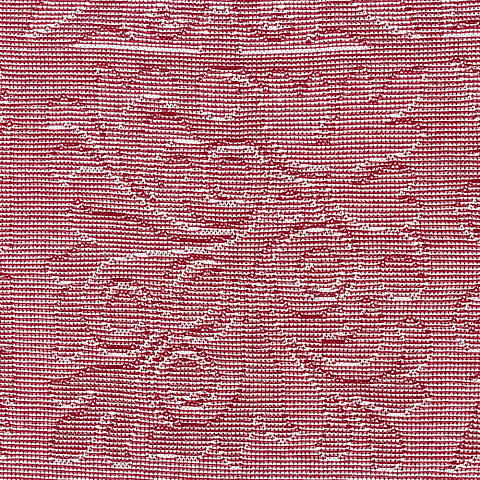 Плед Ornamental, бордовый - рис 5.